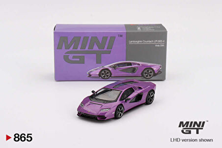 Mini GT 1/64 865 Lamborghini Countach LPI 800-4 Viola 30th