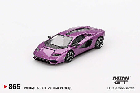 Mini GT 1/64 865 Lamborghini Countach LPI 800-4 Viola 30th