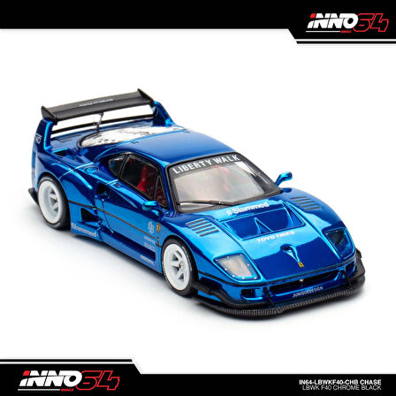 Inno 64 Models LBWK F40 Chrome Blue !!Chase Araba!!