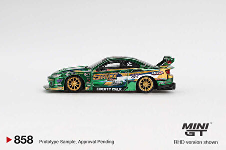 Mini GT 1/64 858 Nissan LB-Super Silhouette S15 SILVIA LBWK 2024 Fausto Racing