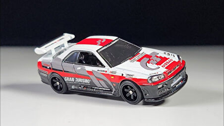 Hot Wheels Premium Pop Culture ''Gran Turismo 7'' 1:64 Nissan Skyline GT-R (BNR34)