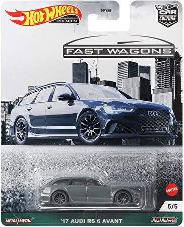Hot Wheels Premium Fast Wagons '17 Audi RS6 Avant