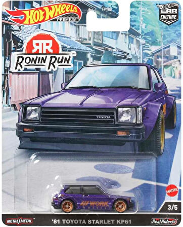 Hot Wheels Premium Ronin Run '81 Toyota Starlet KP61
