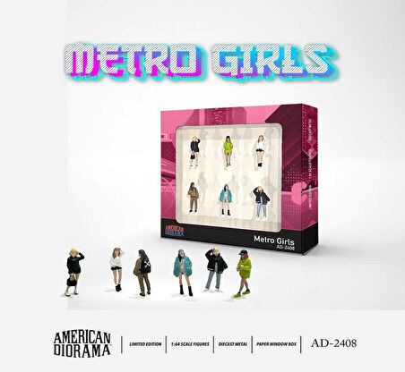 American Diorama AD-2408 Metro Girls