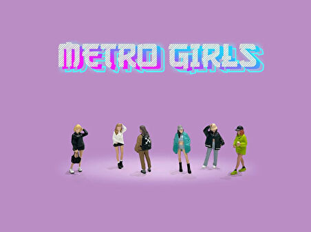 American Diorama AD-2408 Metro Girls