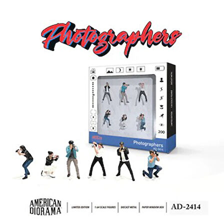 American Diorama AD-2414 Photographers (Fotoğrafçılar)