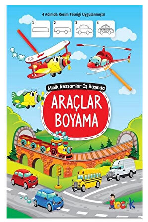 Minik Ressam İş Başında -Araçlar Boyama