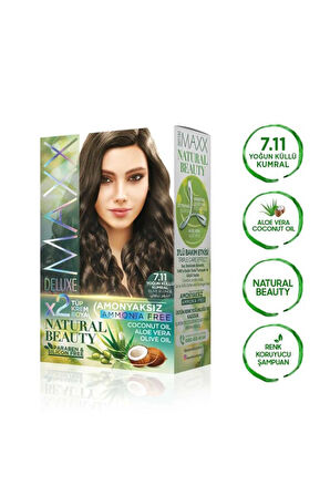 Natural Beauty Amonyaksız Saç Boyası 7.11 Yoğun Küllü Kumral