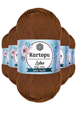5 Adet Lotus Bikini Büstiyer Bluz Örgü İpi  K840 Koyu Hardal