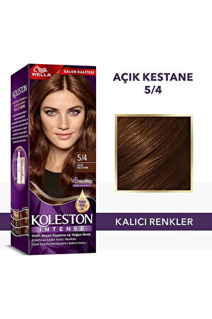 Koleston Intense Saç Boyası 5/4 Açık Kestane - Salon Kalitesi