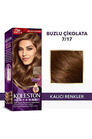 Koleston Intense Saç Boyası 7/17 Buzlu Çikolata - Salon Kalitesi