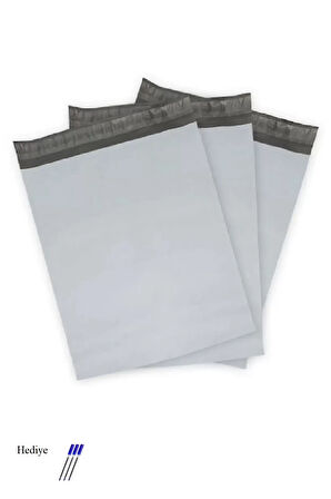 Cepsiz Büyük Boy Kargo Poşeti 35x45+5 cm - 200 Adet (40+40=80 Mikron)