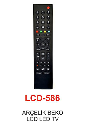 Arçelik - Beko Lcd - Led Tv Kumandası - LCD 586