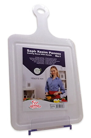 Kesme Tahtası Kaydırmaz Plastik Kesme Sunum Tahtası Pratik Kesim Panosu 165x315 Mm TOPTANBULURUM-FR-105