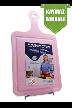 Kesme Tahtası Kaydırmaz Plastik Kesme Sunum Tahtası Pratik Kesim Panosu 165x315 Mm TOPTANBULURUM-FR-105