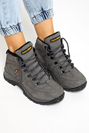 Tonny Black V2Rts Bağcıklı Su Geçirmez Suni Deri Kışlık Unisex Trekking Bot 