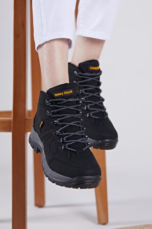 Tonny Black V2Rts Bağcıklı Su Geçirmez Suni Deri Kışlık Unisex Trekking Bot 