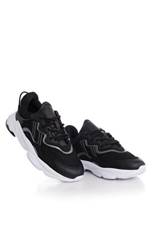 Tonny Black Siyah Beyaz Unisex Spor Ayakkabı Tb248  Siyah Beyaz-39