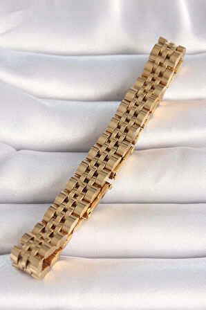 316L Çelik Gold Renk Zincir Model Erkek Bileklik - TJ-EB3722