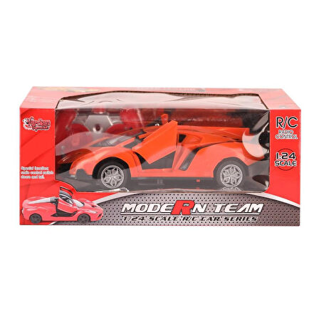 RG-1382-9-11 Kumandalı Kapıları Açılabilir Işıklı Spor araba 1:24 Vardem Oyuncak