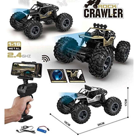 2095 1 16 4X4 Wifi Kameralı Rock Crawler  -Gepettoys