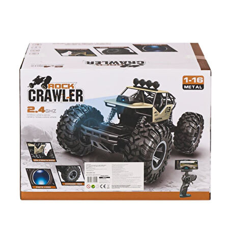 2095 1 16 4X4 Wifi Kameralı Rock Crawler  -Gepettoys