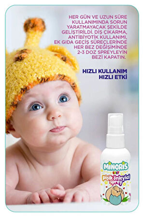 Minoris Baby Organik Pişik Önleyici Sprey 100ml