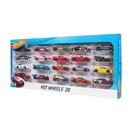 H7045 Hot Wheels 20'li Araba Seti - Erkol Özel Kampanya Fiyatı