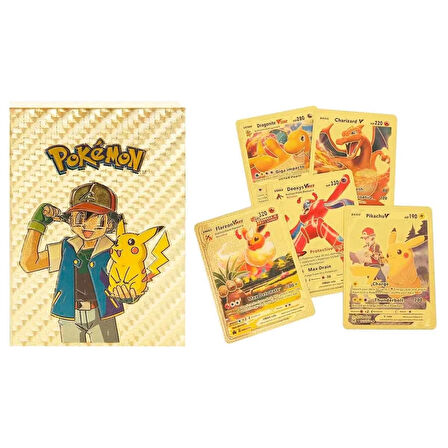 Pokemon Starter Kartları Gold 55'li Paket