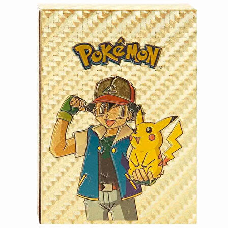 Pokemon Starter Kartları Gold 55'li Paket