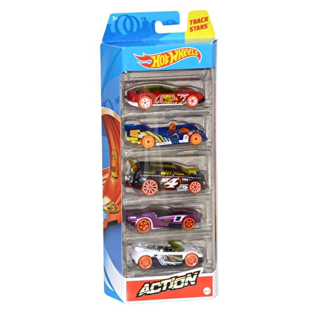 1806 KMP - Hot Wheels Beşli Araba Seti - Erkol Özel Kampanya Fiyatı