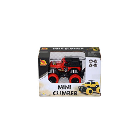 2719 1:43 Uzaktan Kumandalı Işıklı Mini Jeep 12 cm