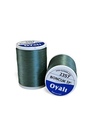 Oyalı 4 Kat Suni İpek İplik İğne Oyası Boncuk İpi Tığ Oyası No:2357