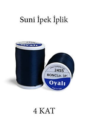 Oyalı 4 Kat Suni İpek İplik İğne Oyası Boncuk İpi Tığ Oyası No:2455