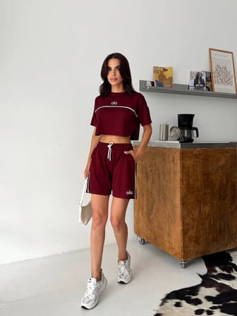 Oversize Tişört ve Şort Takım | Günlük Spor İkili Yazlık Takım