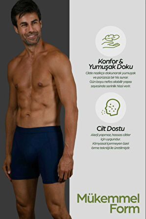 Bambu Boxer Erkek Lacivert