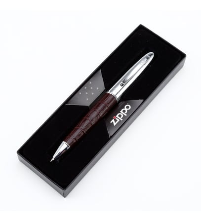 Zippo Burg Leather Wrap Roller Tükenmez Kalem 41122