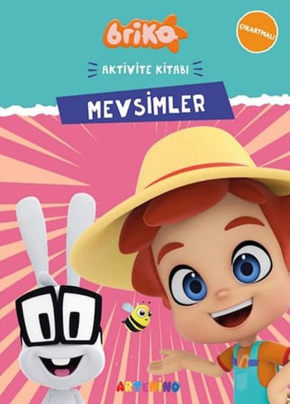 Briko Mevsimler - Çıkartmalı Aktivite Kitabı Serisi
