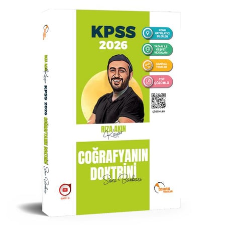 Doktrin Yayınları 2026 KPSS Coğrafya Soru Bankası