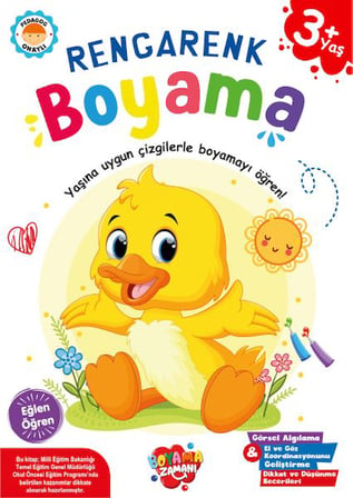 Rengarenk Boyama 3 Yaş