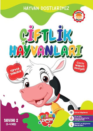 Hayvan Dostlarımız - Çiftlik Hayvanları Seviye 2  (3-4 Yaş)