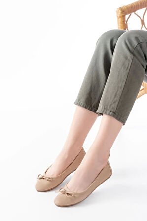 6101 Nut Günlük Fiyonklu Kadın Babet