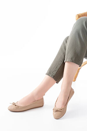 6101 Nut Günlük Fiyonklu Kadın Babet