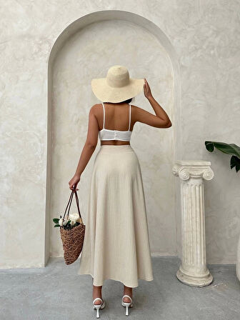 Uzun Astarlı Etek