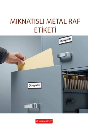 Mıknatıslı raf etiketi Tek Ebat
