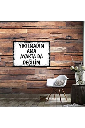 Ahşap Retro Mdf Poster , Komik Sözler , Duvar Yazıları , Manzara ,  Tarih , Edebiyat - Tbl0613