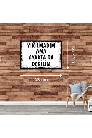 Ahşap Retro Mdf Poster , Komik Sözler , Duvar Yazıları , Manzara ,  Tarih , Edebiyat - Tbl0613