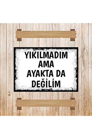 Ahşap Retro Mdf Poster , Komik Sözler , Duvar Yazıları , Manzara ,  Tarih , Edebiyat - Tbl0613