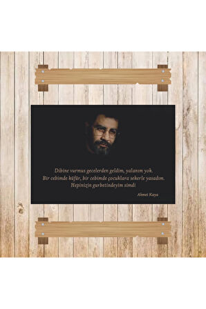 Ahşap Retro Mdf Poster , Komik Sözler , Duvar Yazıları , Manzara ,  Tarih , Edebiyat - Tbl0709