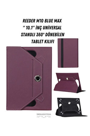 Reeder M10 Blue Max 10.1" Universal Standlı 360° Dönebilen Tablet Kılıfı